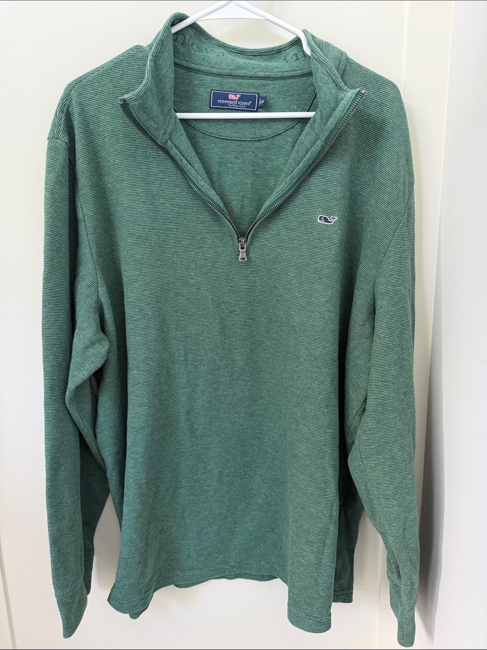 Vineyard Vines Men’s Green Half-Zip Sweater EXCELLENT